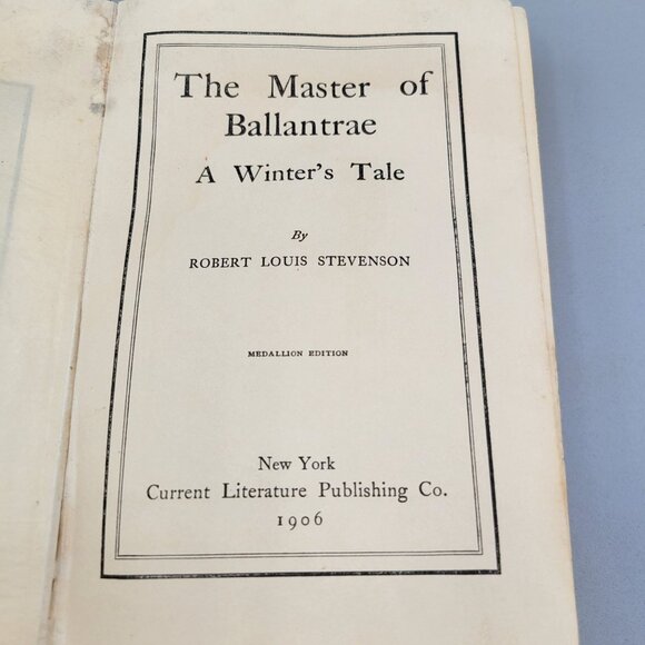 Antique Robert Louis Stevenson Hardcover Book Set of 6 AS IS - Picture 11 of 13